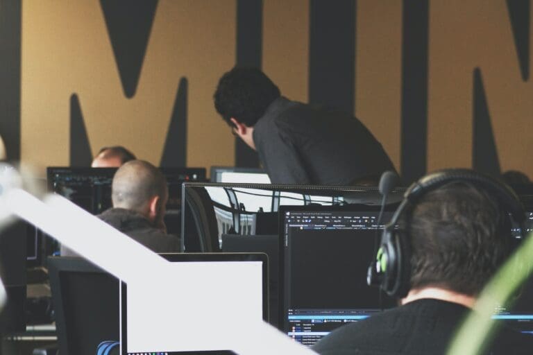 Agency Employee's Working on Computers